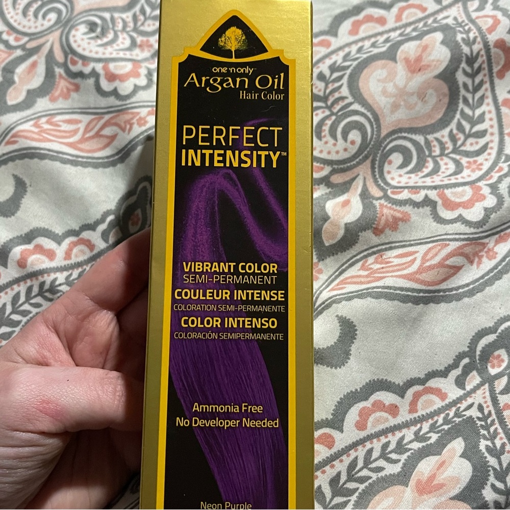 One & Only Argan Oil Neon Purple Violet Color